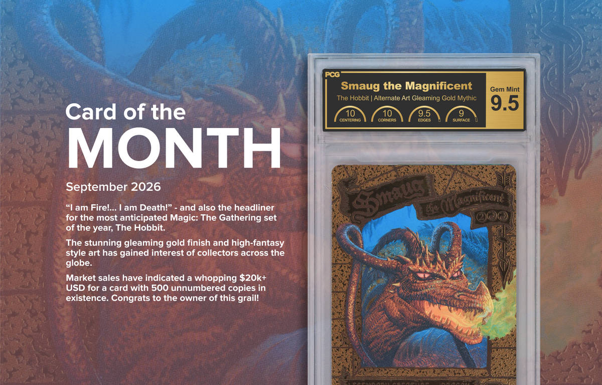 Card of the Month: Smaug the Magnificent, PCG Gem Mint 9.5